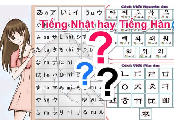 tiếng Nhật và tiếng Hàn cái nào khó hơn